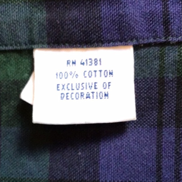 Ralph Lauren woven cotton long sleeve button down shirt (Classic Medium) - Picture 9 of 9